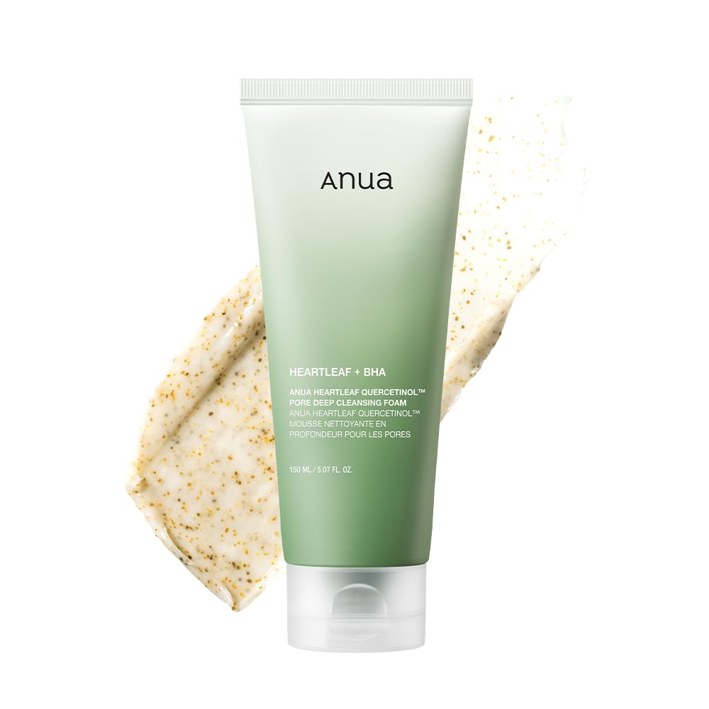 Anua heartleaf quercetinol pore deep cleansing foam