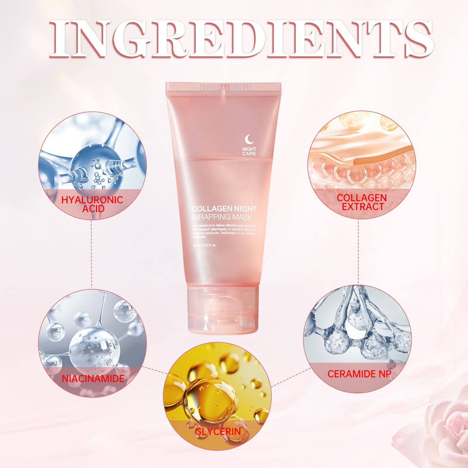 Medicube Collagen Overnight Wrapping Peel Off Facial Mask Pack