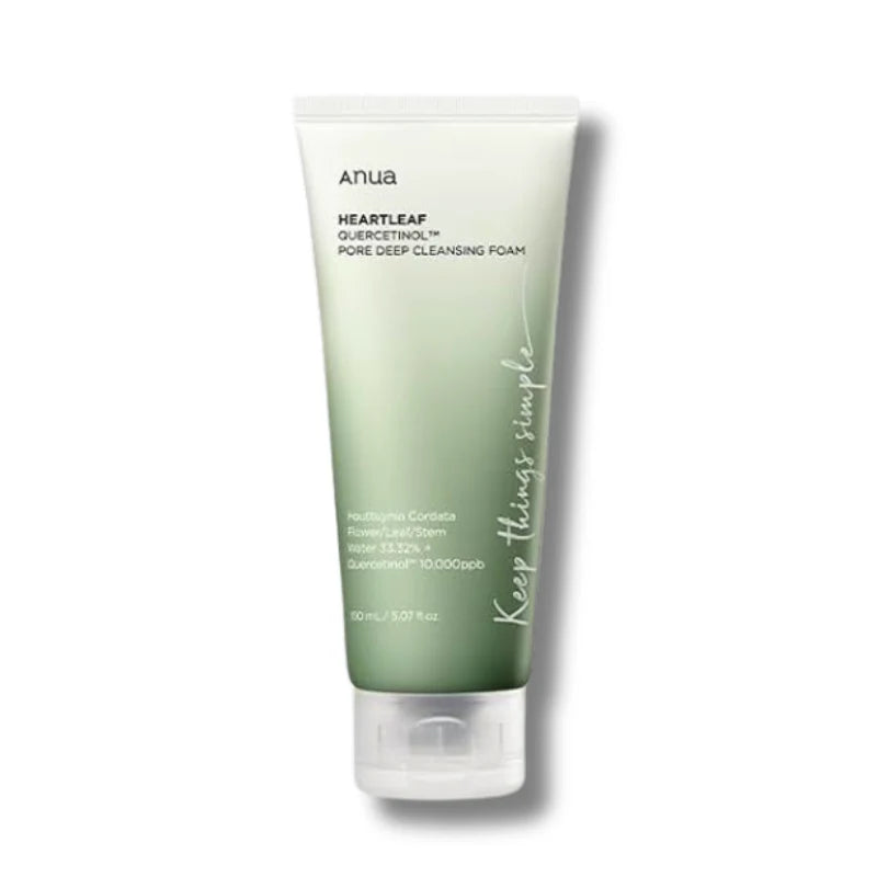 Anua heartleaf quercetinol pore deep cleansing foam